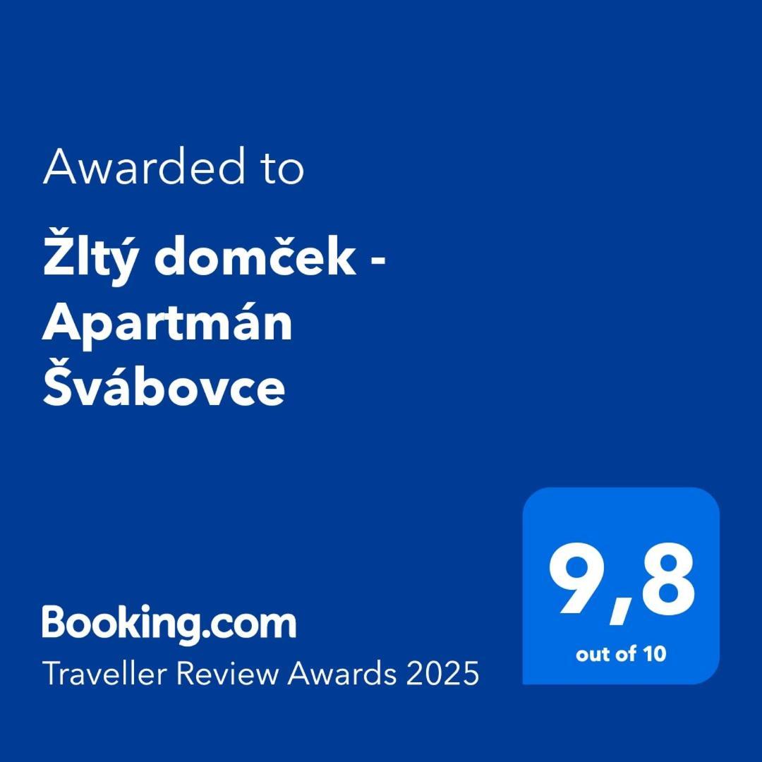 Zlty Domcek - Apartman Svabovce Exteriör bild